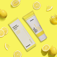 Crema Facial Coreana OEM ODM con Vitamina E, C, Colágeno, Niacinamida, Glutatión, Sin Sulfatos, Aclarante, Blanqueadora e Hidratante