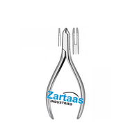 Tang Pembengkok Klem Aderer Gigi Baja Tahan Karat Berkualitas Tinggi Ujung 0.7 mm Panjang 11.5 cm