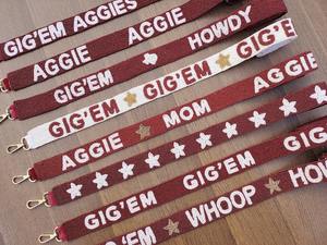 Seed Bead Crossbody Strap Game Day Bag Handle Replacement Purse Belt Shoulder Accessory Sport Team Sash Wide Beaded Band <b>Handbag</b> - Product Image 6