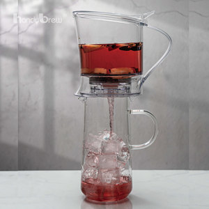Cafetera de Té Frío HandyBrew 1000ml, Libre de BPA, Tritan, Hecho en Taiwán, para Té de Hojas Sueltas y Té de Boutique, Suministro al por Mayor OEM/ODM - Product Image 5
