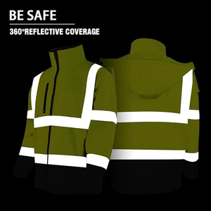 Ultra Bright High Vis Safety Jacket Reflective Stripe Lightweight Fabric Site Supervisor Vest Construction Security Work Apparel - Product Image 5