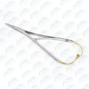 Portaagujas Manual de Acero de Alta Calidad para Instrumentos Dentales de Ortodoncia y Cirugía - Product Image 3