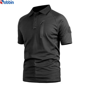 Custom Logo Embroidered <b>Men's</b> for T-<b>Shirt</b> <b>Safari</b> Short Sleeve Pockets Tactical Viscose/Cotton 220g for Hunting Camping Turn - Product Image 5