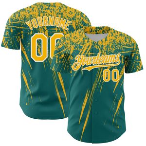 Maillot de baseball personnalisé pour équipe, entièrement boutonné, impression sérigraphique sur le devant, antibactérien, 100% coton biologique, manches courtes, unisexe - Product Image 1