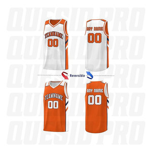 Nouvelle Saison Maillot de Basketball Unisexe Haute Qualité Respirant Sportswear Broderie d'Équipe Cousue Grande Taille Sublimation Basketball - Product Image 2
