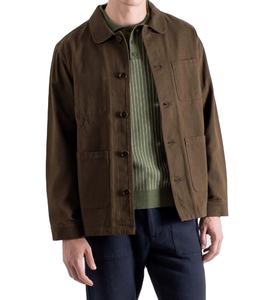 เสื้อแจ็คเก็ตผ้าแคนวาสทรงโอเวอร์ไซส์คุณภาพสูง แต่งซิป สไตล์เรโทร สำหรับผู้ชาย ผ้าเดนิมกันน้ำ หนักแน่น ทนทาน - Product Image 2