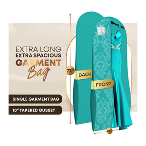 Bolsa de Almacenamiento de Ropa Extra Grande Impermeable con Cierre de Cremallera para Vestidos de Novia, Trajes y Ropa de Temporada - Product Image 4