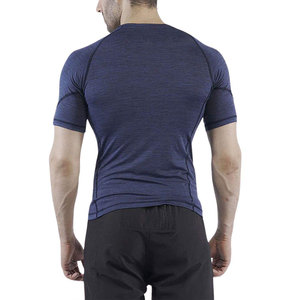 High Quality <b>Men</b> Compression Shirt Gym Training Wear Breathable <b>Stretch</b> Fit Lightweight Workout Compression T-Shirts - Product Image 5