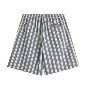 100% coton rayé chaud Shorts taille haute respirant tricoté toile cordon fermeture Style décontracté mi OEM Service disponible - Product Image 2