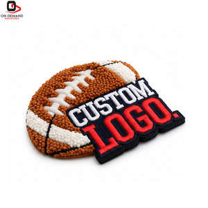 Badges d'événements sportifs modernes de qualité supérieure, avec épingle de sûreté, design brodé élégant, tissu sergé de haute qualité, finition durable, athlétique - Product Image 1
