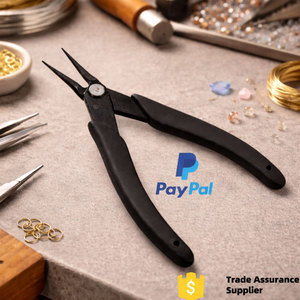 Alicates de Punta Plana de Alta Precisión, Herramienta de Joyería de Acero Inoxidable con Punta Fina para Abalorios, Manualidades y Profesionales - Product Image 2