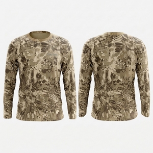 Camisa de Pesca con Estampado de Camuflaje Personalizado para Hombre, Manga Larga, Protección Solar UPF 50+, Jersey Deportivo con Protección UV - Product Image 5