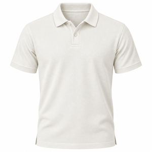 Camisa Casual para Hombre, Corte Regular, Antiarrugas, Manga Corta, 100% Algodón, 180 GSM, Estilo Waffle - Product Image 1