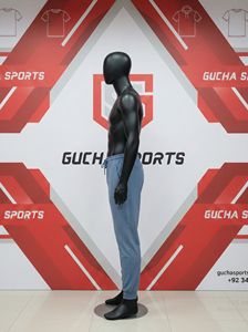 Pantalones deportivos para hombre, ligeros, de tela elástica, cintura elástica con cordón ajustable, corte ajustado, transpirables y duraderos - Product Image 3