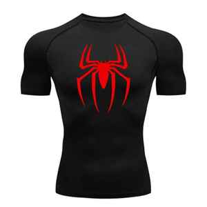 Unisex Gym Compression T-Shirt Tight Fit <b>Athletic</b> Short Sleeve Quick Dry Anti-UV Breathable Sports Training Workout Wear OEM ODM - Product Image 1