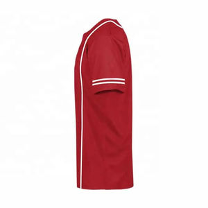 Uniformes de Béisbol Personalizados OEM, Transpirables, Tallas Grandes, Logotipo Personalizado Impreso al por Mayor, Ropa Deportiva Atlética 100% Poliéster - Product Image 3