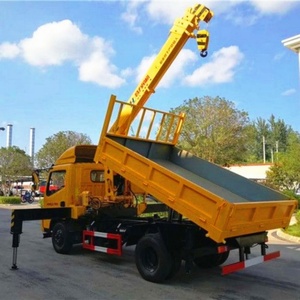 Nouvelle <span class=keywords><strong>grue</strong></span> articulée hydraulique à flèche droite de 3 tonnes montée sur <span class=keywords><strong>camion</strong></span> <span class=keywords><strong>avec</strong></span> benne basculante à vendre - Product Image 6