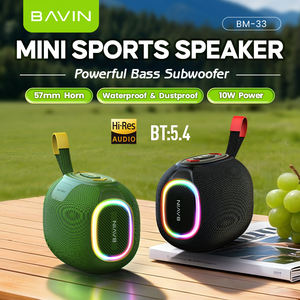BAVIN Fashion RGB Light - Altavoz Inalámbrico Mini con Bluetooth 5.4, Resistente al Agua y al Polvo, con Potente Subwoofer de Bajos BM33 - Product Image 2