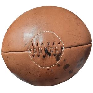 Balones de cuero de rugby vintage con logotipo personalizado para deportes de entrenamiento y exteriores hechos de goma PVC PU para promociones - Product Image 1