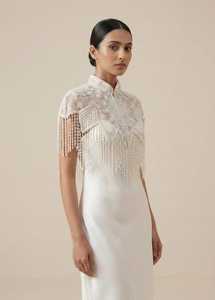 Handmade Body Jewelry Y2k Purple Fringe Beaded Bustier Sexy Festival Body <b>Chain</b> Bra Statement Rave Harness <b>Top</b> for Women - Product Image 3