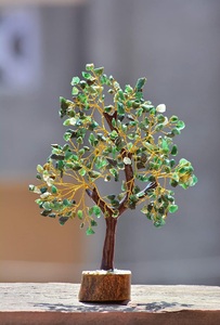 Árbol de Cristal de Aventurina Verde, Amuleto de Buena Suerte, Decoración para el Hogar, Gema Natural Hecha a Mano, Tema de Mascota, Gemas Naturales al por Mayor - Product Image 4
