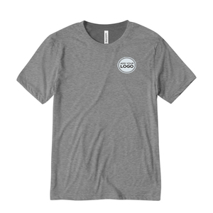 Camisetas de Manga Corta para Hombre, Corte Regular, de Algodón y Fibra de Bambú, 180g, Diseño Liso, Ecológicas, Transpirables, Casuales, OEM Premium - Product Image 1