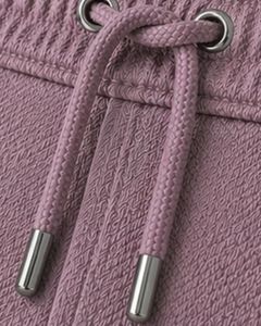 Men Dusty Mauve Slim Fit Casual Jogger Pants Elastic Waist <b>Drawstring</b> <b>Trousers</b> Soft Fabric Comfortable Daily Wear Stylish Look - Product Image 3