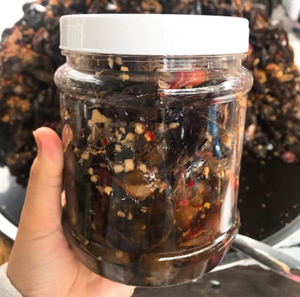 Produit de la mer fermenté prêt à consommer, qualité export, 500g, pot PET, crabe mariné, crabe salé en conserve, longue durée de conservation - Product Image 4