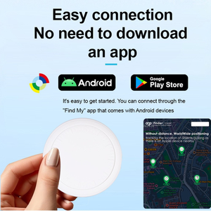 Localizzatore GPS Bluetooth di Precisione Globale, Sistema Dual Compatibile con <span class=keywords><strong>Apple</strong></span> Find My e Android Find Hub, Tag Antifurto - Product Image 2