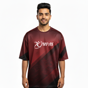 T-shirt décontracté pour homme, surdimensionné, sublimation, streetwear, tendance, coupe ample, haut populaire - Product Image 1