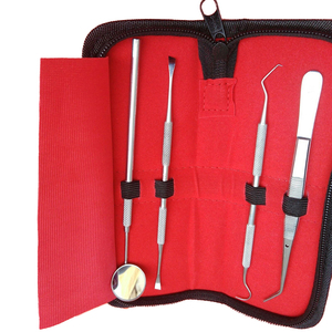 2026 Professional Dental Hygiene Tools Kit 4 Pcs Stainless Steel Manual <b>Tooth</b> Scaler <b>Scraper</b> Equipment Cleaning Filling <b>Teeth</b> - Product Image 6