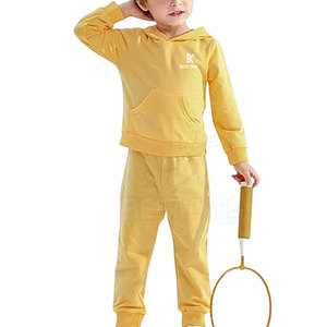 Chándal para niños de alta calidad, transpirable y cómodo, con lavado ácido, hecho en Pakistán, 100% algodón, de color sólido. - Product Image 3