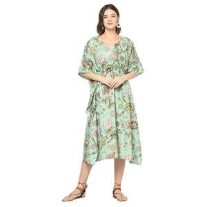 Vestido Kaftán de Dama de Honor con Múltiples Opciones, Talla Grande, Estilo Boho Maxi Kimono Poncho Largo, Vestido de Fiesta Africano Bohemio, Cubre Traje de Baño - Product Image 2