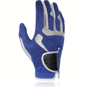 Gants de golf antidérapants confortables en cuir de chèvre Cabretta véritable avec fermeture à pression - Product Image 2