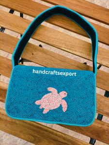 Bolso de Hombro Estilo Boho con Cuentas, Hecho a Mano, de Primera Calidad, para Mujer |   Bordado Casual, Ecológico, Ligero y Duradero - Product Image 2