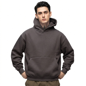 Sudadera con capucha personalizada con LOGO al por mayor, de alta calidad, con logo en relieve, para hombre, de peso pesado, con cremallera, fabricación propia - Product Image 5