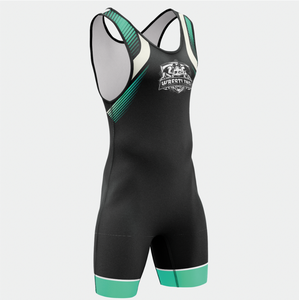 2025 Custom Sublimation Placement Printing Wrestling Singlet for Girls Jiu Jitsu Kimono Stretch Durable 100% Polyester - Product Image 4