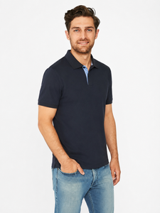 Camisetas de Golf de Algodón y Poliéster al por Mayor, Tejido Sólido para Camisas, Logotipo Bordado, Alta Calidad, Secado Rápido, Talla Personalizada, Manga Corta - Product Image 5