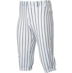 Venta al por mayor de pantalones de béisbol y sóftbol en blanco con logotipo personalizado para jóvenes adultos 100% poliéster sublimación de pantalones de poliéster