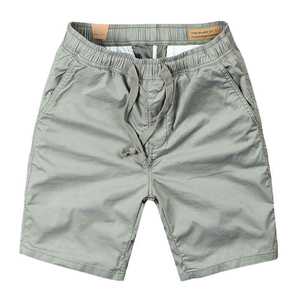 Pantalones Cortos Cargo para Hombre, 100% Algodón Canvas 185g, Elásticos, Transpirables, de Secado Rápido, Lavados, Sin Tejido, con Múltiples Bolsillos, Casuales, para Gimnasio y Actividades al Aire Libre - Product Image 1
