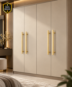 Flat <b>Wardrobe</b> Handle With Matte <b>Antique</b> Finish Decorative Furniture Pull For Cabinet Doors Drawers And Interior Hardware - Product Image 3