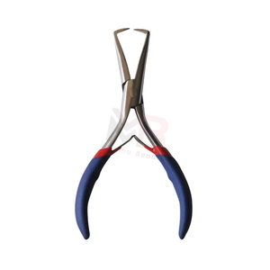 Pinza para Extensiones de Cabello, Herramienta Profesional de Instalación y Remoción para Salón, Pinza de Acero Inoxidable para Cuentas, Pinzas de Estilismo - Product Image 2