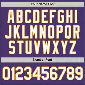 Maillot de baseball authentique personnalisé violet, blanc et or, impression par sublimation, conception de logo personnalisée, personnalisation des couleurs - Product Image 4