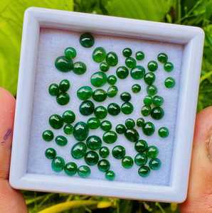Natural Myanmar <b>Jade</b> Green Round Oval Shapes Gemstones Loose Stones For Jewelry Making <b>Rings</b> Pendants High Quality - Product Image 5