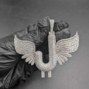 Moissanite Eagle Pendant Iced Pave Winged Bird Necklace Luxury Hip Hop Jewelry Mens Womens Birthday Wedding Gift Statement Style - Product Image 6