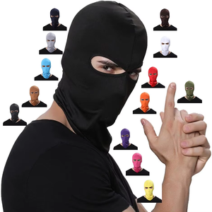 Pasamontañas Motowolf Unisex Blanco de 2 Agujeros Personalizado para Deportes al Aire Libre y Ciclismo, Máscara de Invierno Estilo Sniper Gang Devil con Logo en Blanco - Product Image 4