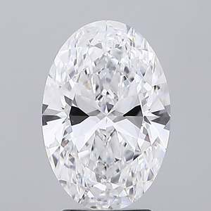 Venta al por mayor de alta demanda de 3,01 quilates de laboratorio ovalado cultivado diamante G Color VS2 claridad IGI certificado CVD tipo 2A joyería de compromiso - Product Image 4