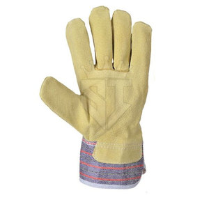 Private Label Your Own Logo Customized Leather Touchscreen Anti-Vibration Breathable Working <b>Gloves</b> for <b>Men</b> - Product Image 6