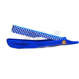 Wholesale Disposable Stainless Steel Straight Razor with Custom Logo <b>Plastic</b> Handle Safety Features for Barber Body Shave - Product Image 5