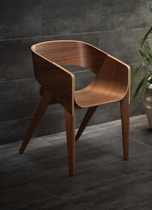 Chaise de salle à manger moderne en teck de style mid-century, avec revêtement en velours confortable, couleur et logo personnalisables – Chaise de salle à manger en bois stable - Product Image 4
